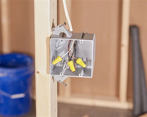 how to install outlet box on metal stud|madison straps electrical.